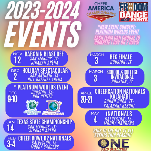 EVENT REGISTRATION Cheer America Championships